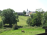 Zicht op Mariënlof vanaf de Sint-Pantaleonkerk, Kerniel