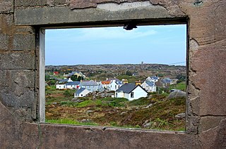 Kincasslagh Village in Ulster, Ireland