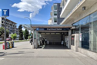 <span class="mw-page-title-main">King Edward station</span> Metro Vancouver SkyTrain station