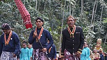 The Javanese people of Indonesia are the largest Austronesian ethnic group. Kirab budaya.jpg