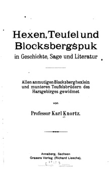 Knortz - Hexen, Teufel und Blocksbergspuk in Geschichte, Sage und Literatur.pdf