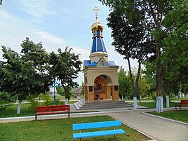 Komrat - kaplica zbudowana w miejscu gdzie dawniej znajdowała się cerkiew zburzona w czasach komunizmu.jpg