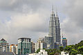 * Nomination Kuala Lumpur, Malaysia:Petronas Towers, seen from Jalan Semarak. --Cccefalon 04:27, 12 February 2015 (UTC) * Promotion Good quality. --Hubertl 08:14, 12 February 2015 (UTC)