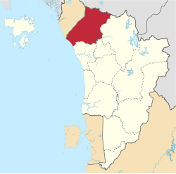 Kubang Pasu highlighted in Kedah, Malaysia.svg