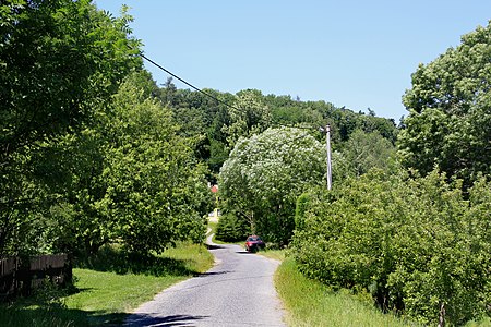 Route vers Litomyšl.