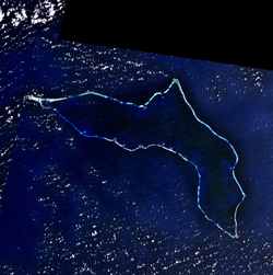 Kwajalein satelliittikuvassa
