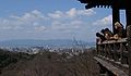 Pohled na město Kjóto z Kijomizu-dera