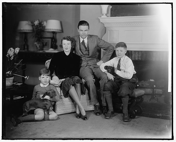 Henry Cabot Lodge and family