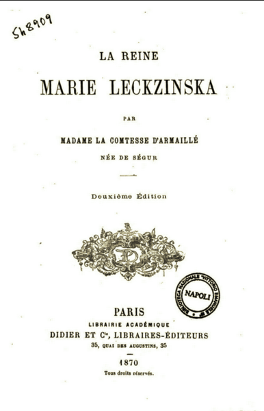 File:La reine Marie Leckzinska (1870).png