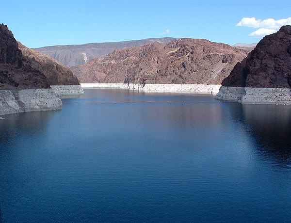 Lake Mead from the Hoover Dam