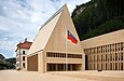Das Landtagsgebäude des Fürstentums Liechtenstein