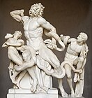 Laocoön and his Sons, Greek, (Late Hellenistic), c. 160 BC and 20 BC, White marble, Vatican Museum