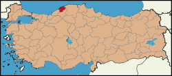 Latrans-Turkey location Bartın.svg