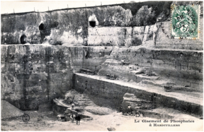 Tagebau und Untertagebau, um 1907