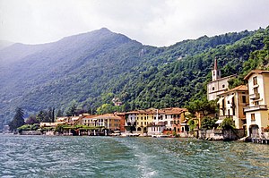 Leaving the dock at Valsolda, Lake Lugano, Italy - panoramio.jpg