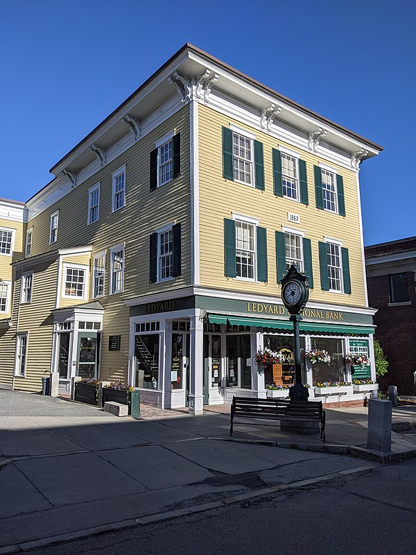 Ledyard National Bank on Main Street