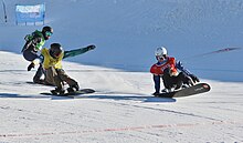 Snowboard cross final Lillehammer 2016 Snow cross men final (24747285080).jpg