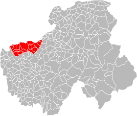 Localizarea comunității de municipalități din Geneva