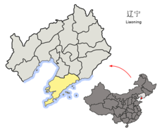 Location of Dalian Prefecture within Liaoning (China).png