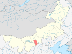 Location of Hohhot Prefecture within Inner Mongolia (China).svg