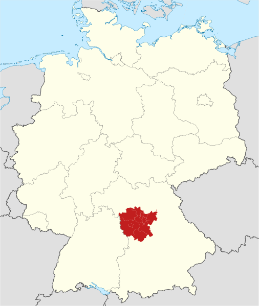 File:Locator map Mittelfranken in Germany.svg