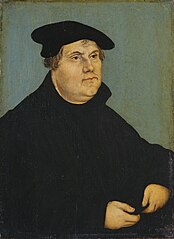 Portrait of Martin Luther (pendant of GK 18) (1543)