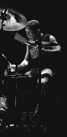 Lucky lehrer drums bw.jpg