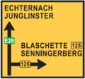 Luxembourg road sign diagram E 1 a2.gif