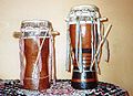 Dos tambores Sabar del Senegal.
