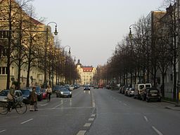 Prinzregentenstrasse i Bogenhausen, München