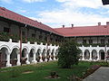 Curtea interioară a Mănăstirii Agapia (chilii)