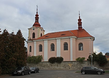 Mělnické Vtelno, catholic church