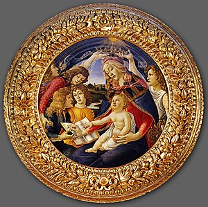 Sandro Botticelli, Magnificat, 1480-81, temper...