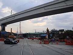 Magsaysay Boulevard, PNR rail crossing, NLEX Connector project