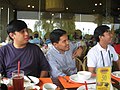 Jojit, Nino Gonzales, and Chard of WikiPilipinas.