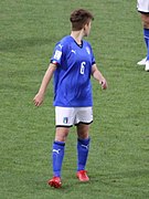 Manuela Giugliano, Italy vs Belgium women's, Ferrara 2018-04-10 02.jpg