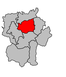 Canton de La Barthe-de-Neste - Carte