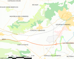Conilhac-Corbières - Localizazion