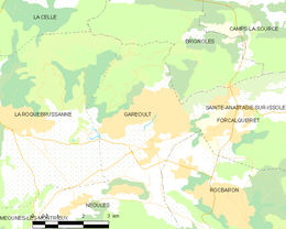 Garéoult - Localizazion