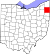 Map of Ohio highlighting Trumbull County.svg