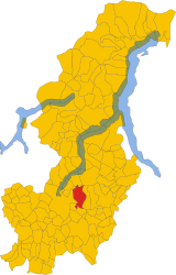 Tavernerio – Mappa