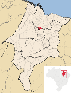 Localização de Conceição do Lago-Açu no Maranhão