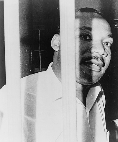 Martin Luther King Jr in St John's County jail June 11, 1964 (UPI photo - cropped).jpg