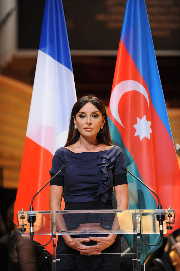 Mehriban Aliyeva during her visit to France.