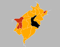 Reportes de gripe A (H1N1) en Mérida por municipios