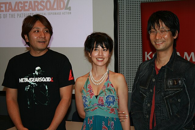Kenichiro Imaizumi, Yumi Kikuchi and Hideo Kojima in 2007