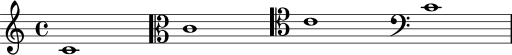 File:Middle C in four clefs.svg