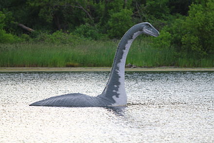 Minne, the Loch Ness Monster of Minneapolis, at Theodore Wirth Park