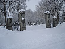 Missoula Cemetery in Missoula, Missoula County Missoula Cemetery Gates.jpg