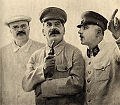 Molotov, Stalin en Vorosjilov in 1937